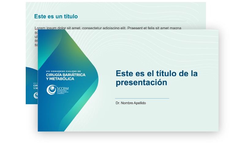 Vista previa de la plantilla para presentaciones